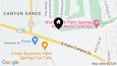 Map of 5175 E Waverly Drive 46, Palm Springs CA, 92264