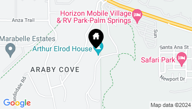 Map of 2175 SOUTHRIDGE Drive, Palm Springs CA, 92264