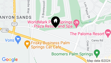 Map of 5300 E WAVERLY Drive J4, Palm Springs CA, 92264
