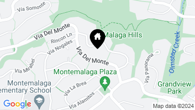 Map of 932 Via Del Monte, Palos Verdes Estates CA, 90274