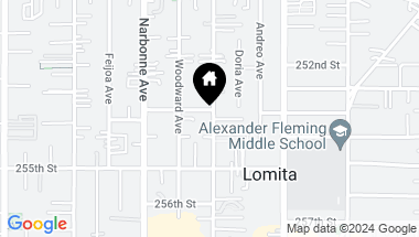 Map of 25333 Oak Street, Lomita CA, 90717