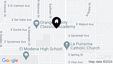 Map of 4424 E Euclid Avenue, Orange CA, 92869