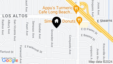 Map of 2101 Tevis Avenue, Long Beach CA, 90815