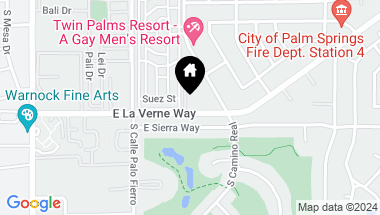 Map of 790 E LA VERNE Way, Palm Springs CA, 92264