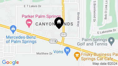 Map of 2487 S Gene Autry Trail C, Palm Springs CA, 92264