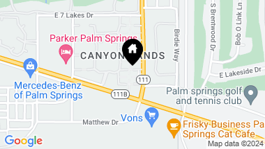 Map of 2487 S Gene Autry Trail A, Palm Springs CA, 92264