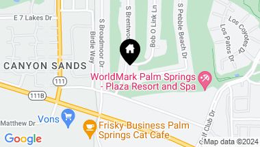 Map of 5112 E Lakeside DR, Palm Springs CA, 92264