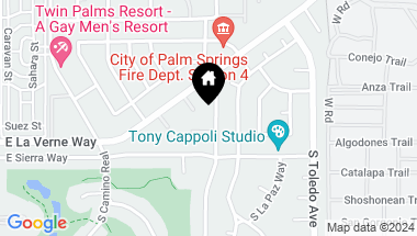 Map of 2061 S Caliente Drive, Palm Springs CA, 92264