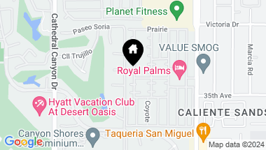 Map of 15 Sand, Cathedral City CA, 92234
