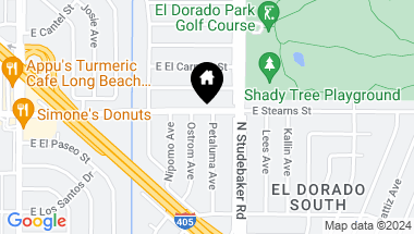 Map of 2155 Petaluma Avenue, Long Beach CA, 90815