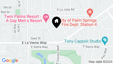 Map of 2055 S Joshua Tree Place, Palm Springs CA, 92264