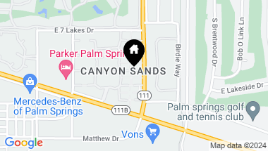 Map of 2395 S Gene Autry Trail B, Palm Springs CA, 92264