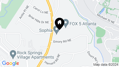 Map of 1341 Grey Fox Court NE, Atlanta GA, 30306