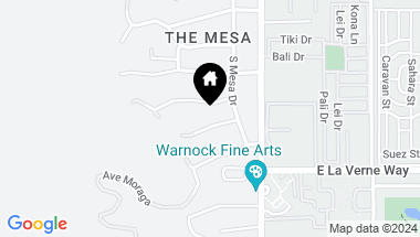 Map of 244 W Camino Buena Vis, Palm Springs CA, 92264