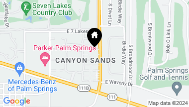 Map of 2355 S Gene Autry Trl C, Palm Springs CA, 92264