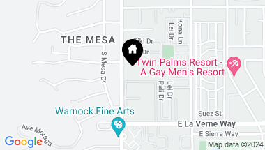 Map of 1950 S Palm Canyon Drive 141, Palm Springs CA, 92264