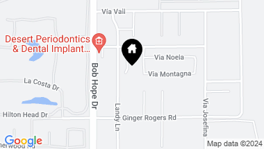 Map of 7 Siena Vista Court, Rancho Mirage CA, 92270