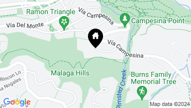 Map of 2704 Via Elevado, Palos Verdes Estates CA, 90274