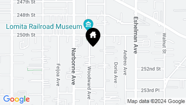 Map of 25044 Woodward Avenue, Lomita CA, 90717