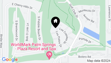Map of 2263 Los Patos Drive, Palm Springs CA, 92264