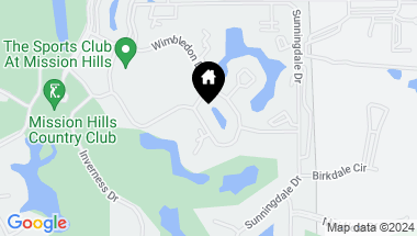 Map of 25 S Racquet Club Drive, Rancho Mirage CA, 92270