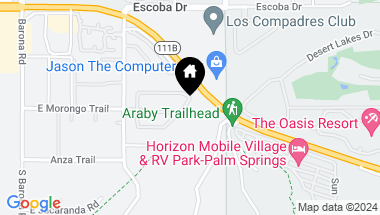 Map of 3051 Twilight Lane, Palm Springs CA, 92264