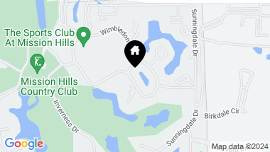 Map of 24 Racquet Club Drive S, Rancho Mirage CA, 92270