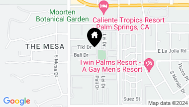 Map of 10 Bali Drive ., Palm Springs CA, 92264