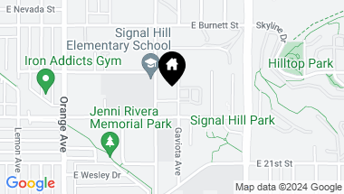 Map of 2239 Gaviota Avenue, Signal Hill CA, 90755