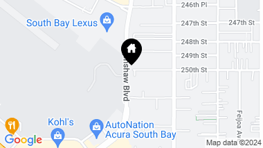 Map of 25001 Bani Avenue, Lomita CA, 90717