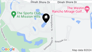Map of 470 Sunningdale Drive, Rancho Mirage CA, 92270