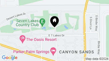 Map of 16 Lakeview Drive, Palm Springs CA, 92264