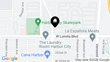 Map of 1206 Spinnaker Lane, Harbor City CA, 90710