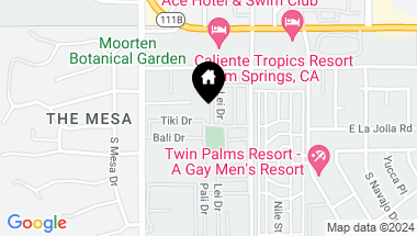 Map of 405 Ginger Drive, Palm Springs CA, 92264