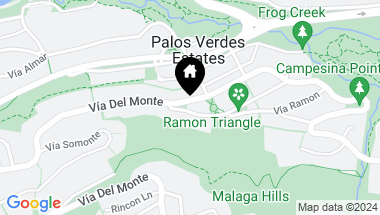Map of 2315 Via Pinale, Palos Verdes Estates CA, 90274