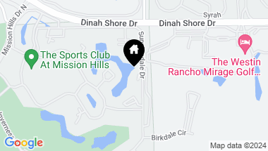 Map of 453 Sunningdale Drive, Rancho Mirage CA, 92270