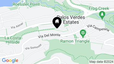 Map of 541 via del monte, Palos Verdes Estates CA, 90274