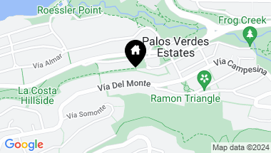 Map of 549 Via Del Monte, Palos Verdes Estates CA, 90274