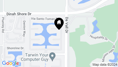 Map of 34 Via Santo Tomas DR, Rancho Mirage CA, 92270