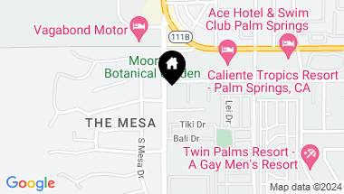 Map of 1774 S PALM CANYON Drive, Palm Springs CA, 92264