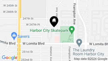 Map of 1413 Lomita Boulevard 4, Harbor City CA, 90710