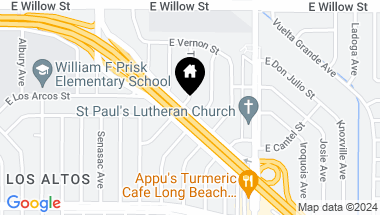Map of 2308 Tevis Avenue, Long Beach CA, 90815