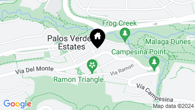 Map of 2525 Via Campesina 204, Palos Verdes Estates CA, 90274