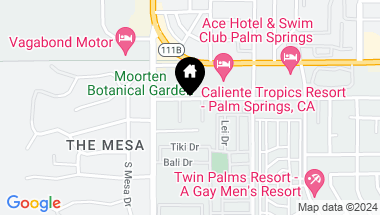 Map of 239 E Twin Palms Drive, Palm Springs CA, 92264