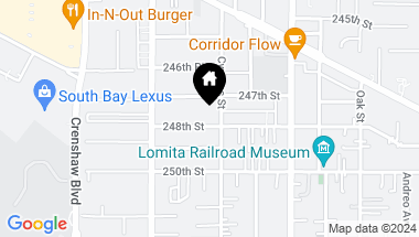 Map of 2313 248th Street, Lomita CA, 90717