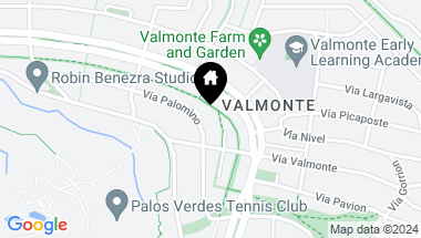 Map of 3715 Via Palomino, Palos Verdes Estates CA, 90274