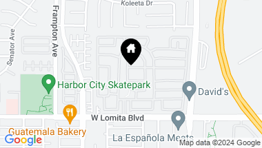 Map of 1065 Lomita Boulevard 181, Harbor City CA, 90710
