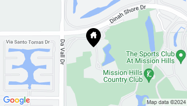 Map of 621 Hospitality Drive, Rancho Mirage CA, 92270