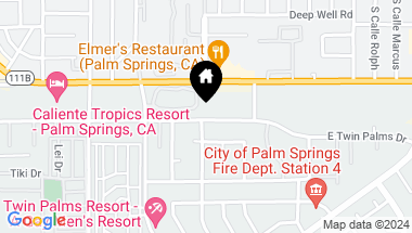 Map of 1111 E Palm Canyon Drive 359, Palm Springs CA, 92264