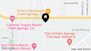 Map of 1111 E Palm Canyon Drive 358, Palm Springs CA, 92264